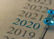 2020 with pin